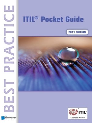 cover image of ITIL&#174; &ndash; a Pocket Guide 2011 Edition